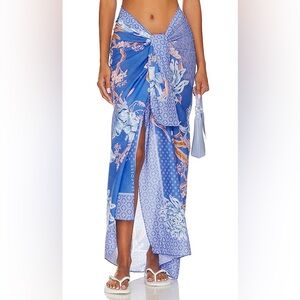 Seafolly Eden Pareo in Azure